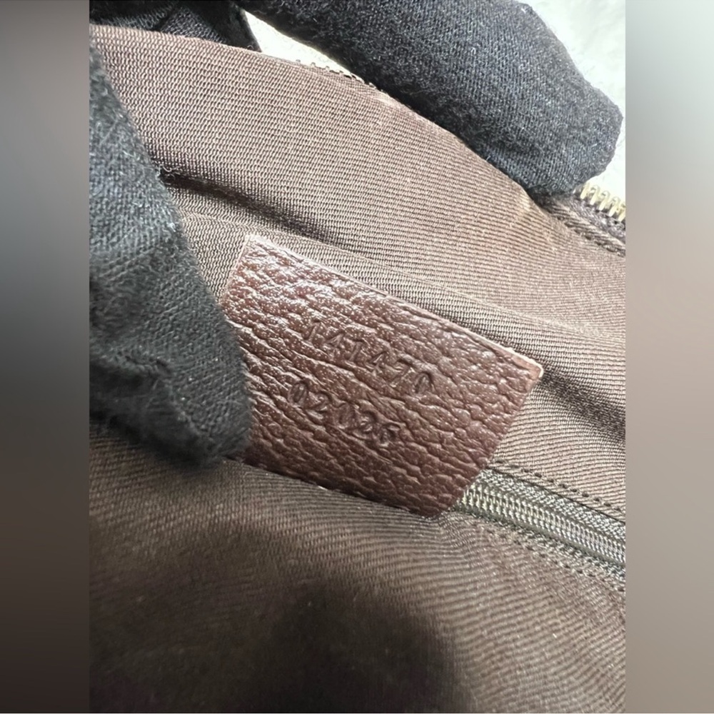 Gucci Beige Brown GG Canvas Tote - Picture 11 of 12